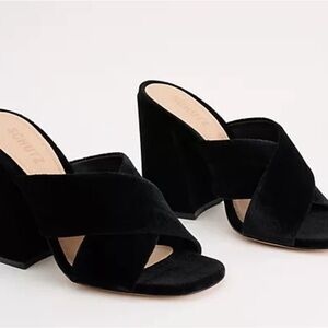 Schutz Velvet Mules